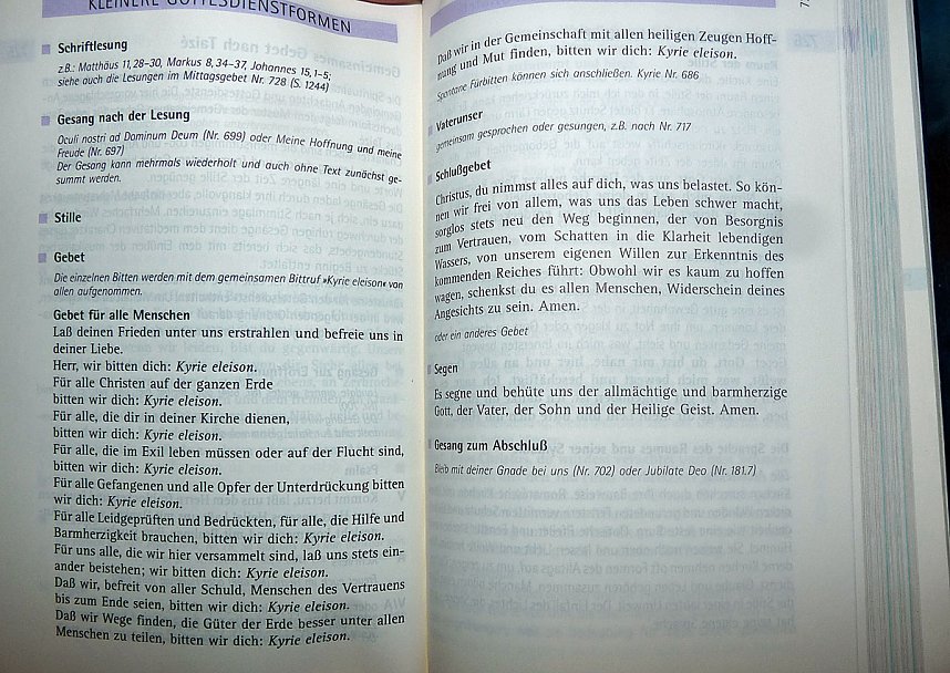 Friedensgebet in der Trinitatiskirche