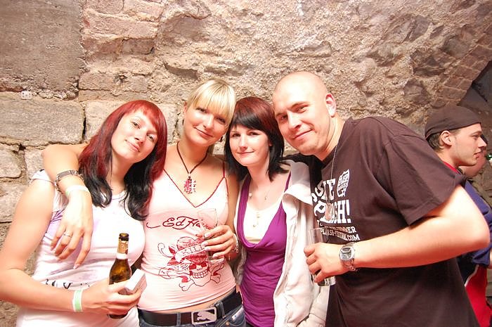 Partynacht am Grimmel.