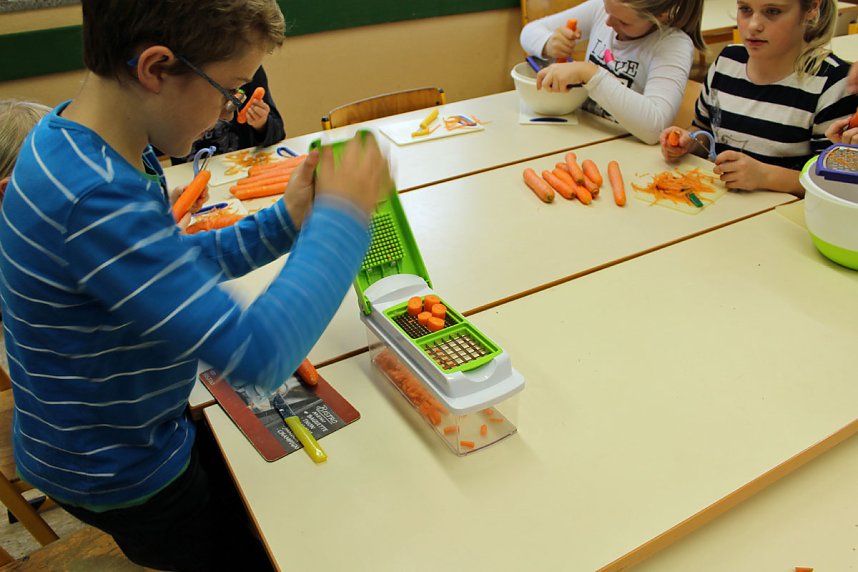 Projekttag an der Grundschule zum gesunden Fr&uuml;hst&uuml;ck