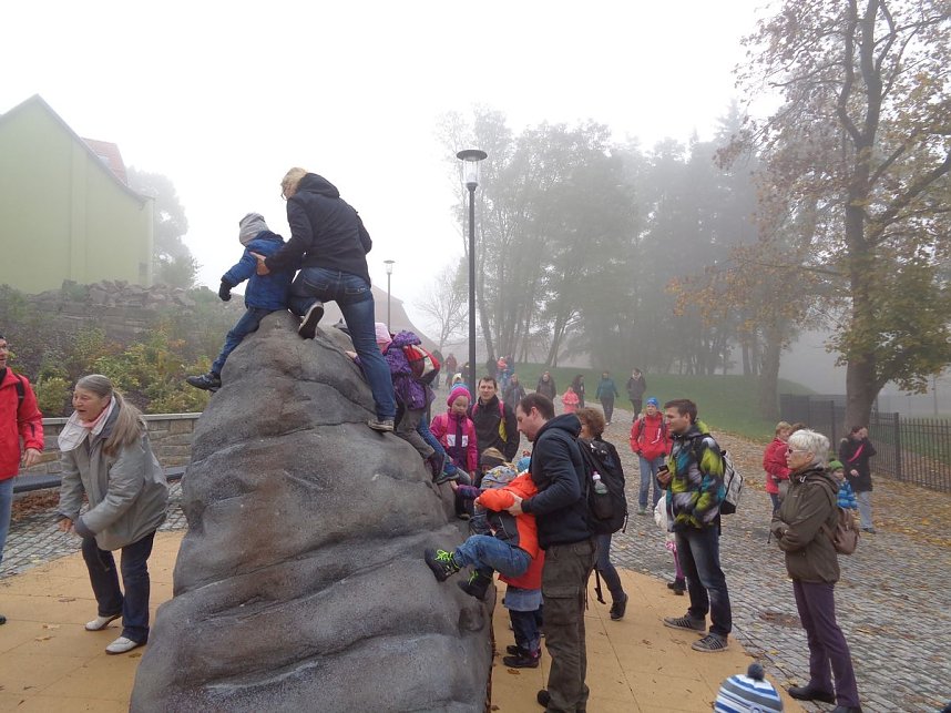 Auch bei Nebel kann man wandern