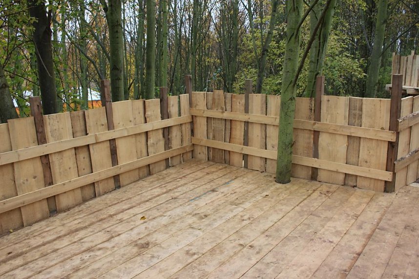 Richtfest auf dem Abenteuerspielplatz