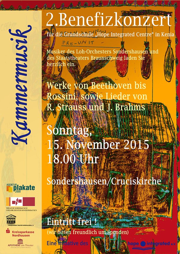 2. Benefizkonzert f&uuml;r Grundschule in Kenia