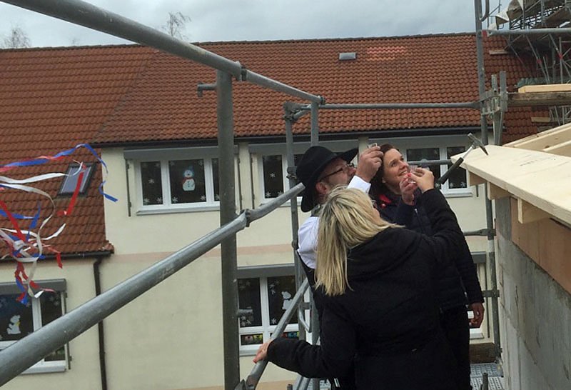 Richtfest an Schule in Oldisleben