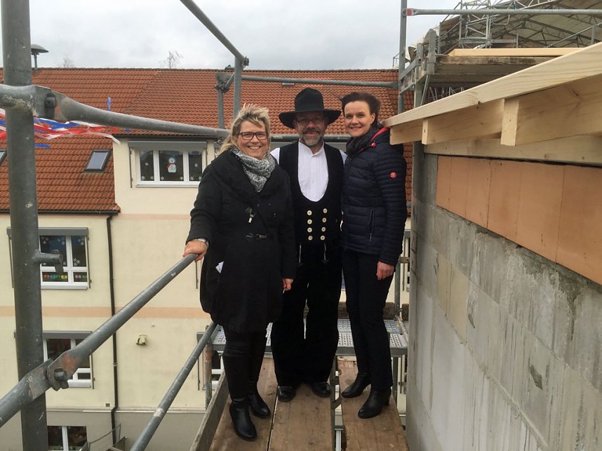 Richtfest an Schule in Oldisleben