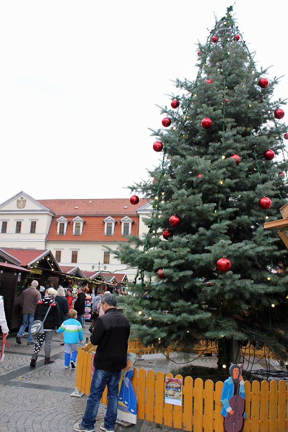 Gut besuchter Weihnachtsmarkt