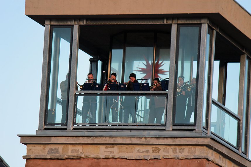 Alle Jahre wieder:  Weihnachtliches Turmblasen