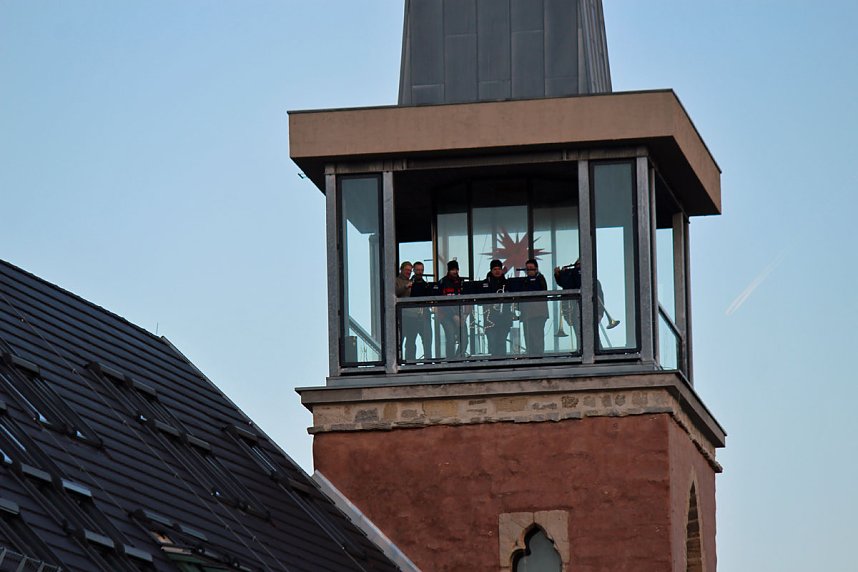 Alle Jahre wieder:  Weihnachtliches Turmblasen