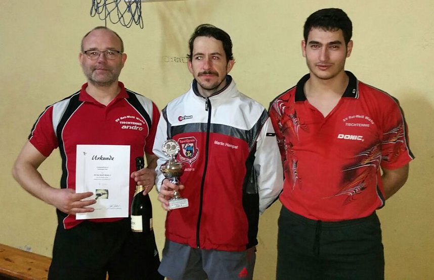 Kreispokalfinale im Tischtennis 2016