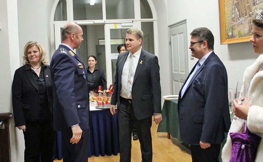 Beim Neujahrsempfang dabei