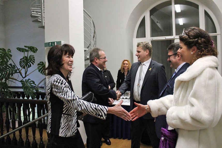 Beim Neujahrsempfang dabei