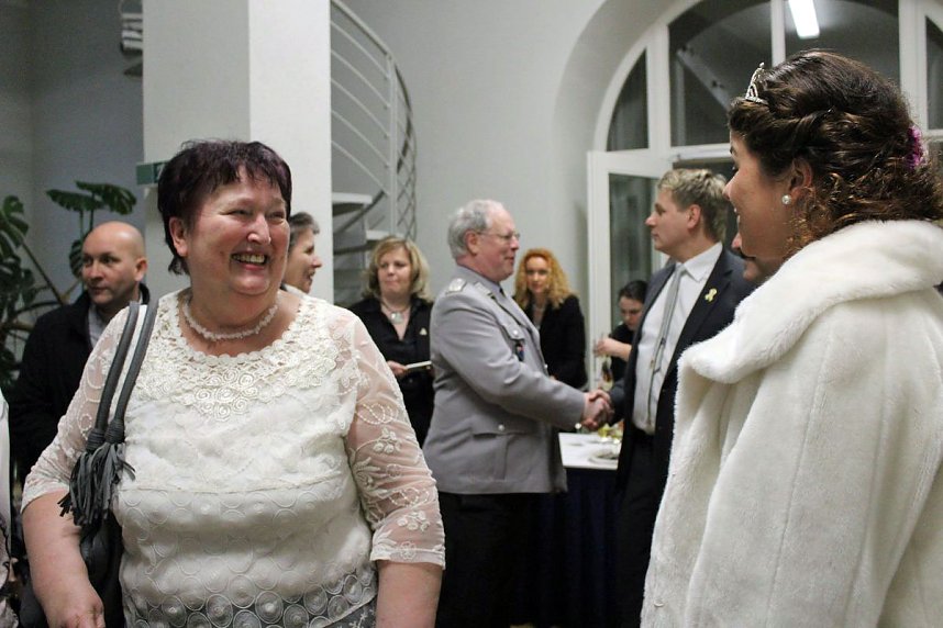 Beim Neujahrsempfang dabei