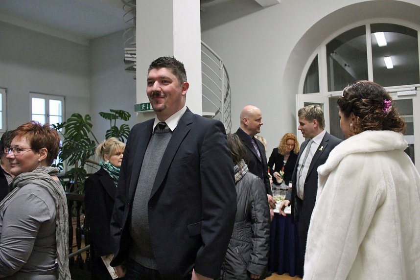 Beim Neujahrsempfang dabei