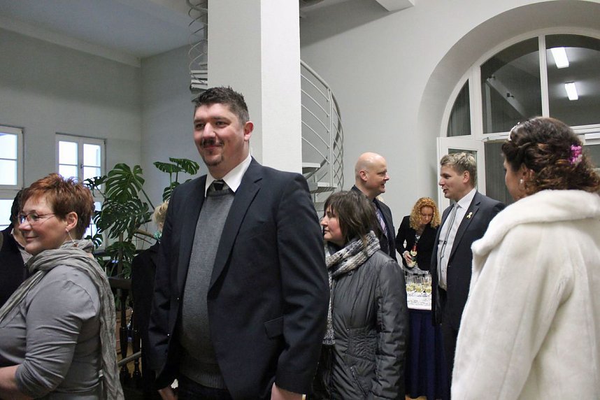 Beim Neujahrsempfang dabei