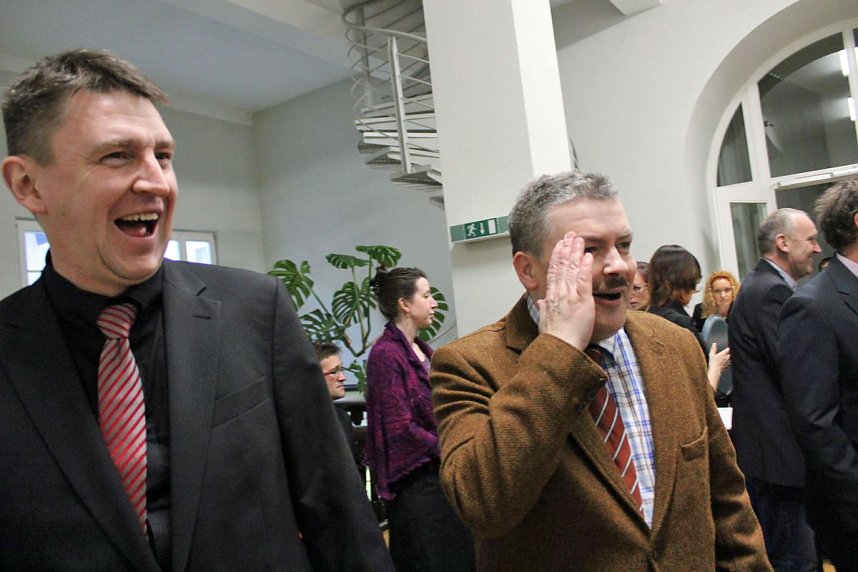 Beim Neujahrsempfang dabei