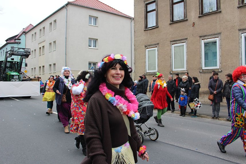 N&auml;rrinnen und Narren trotzen Wetter (1)