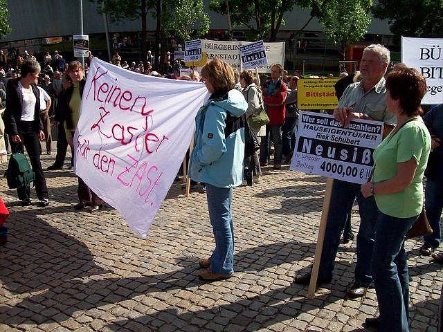 Gro&szlig;demonstartion in Erfurt