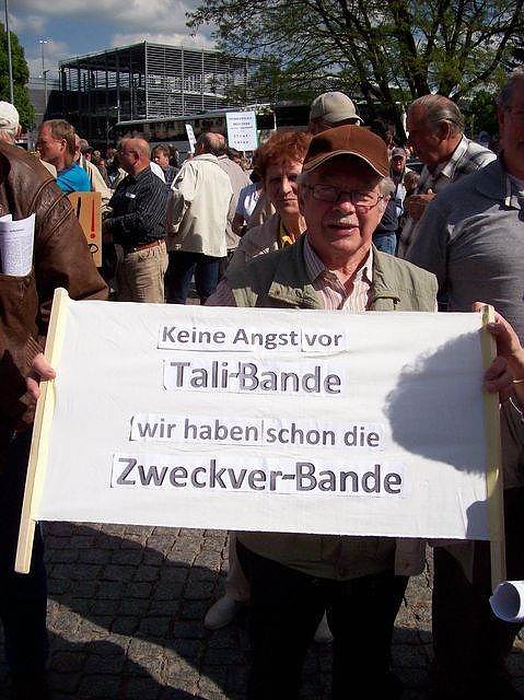 Gro&szlig;demonstartion in Erfurt