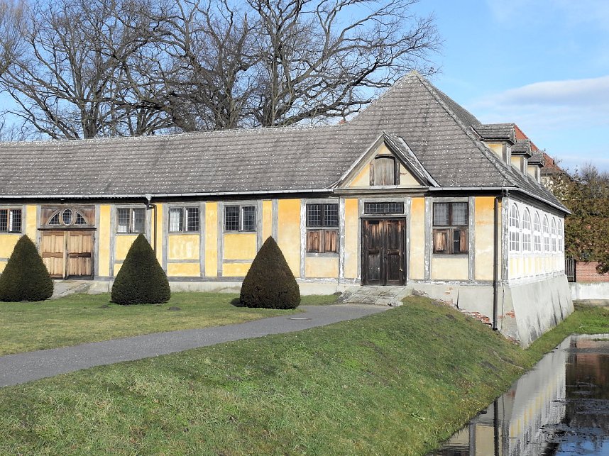 Peter Blei zu Besuch auf Schloss Oranienbaum