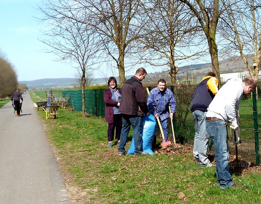 Fr&uuml;hjahrsputz 2016 in Frankenhausen