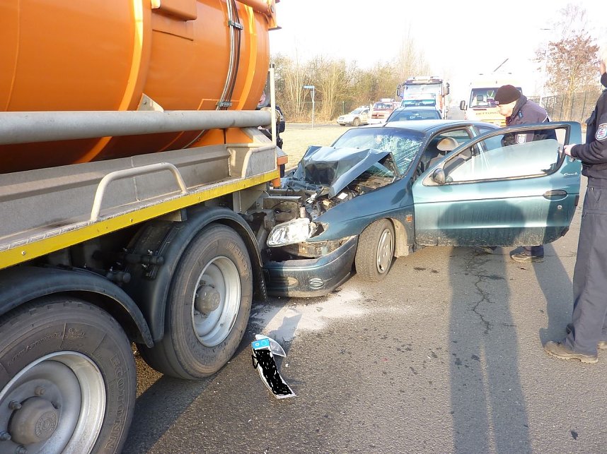 Unfall in der Rothenburgstra&szlig;e in Nordhausen