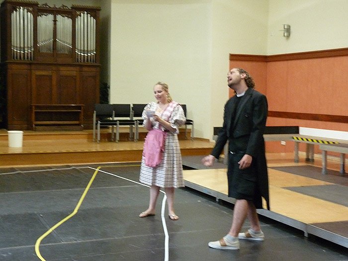 Probenbeginn Schlossfestspiele