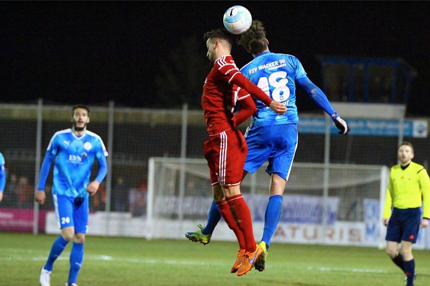 Wacker gewinnt 2:0 gegen Halberstadt
