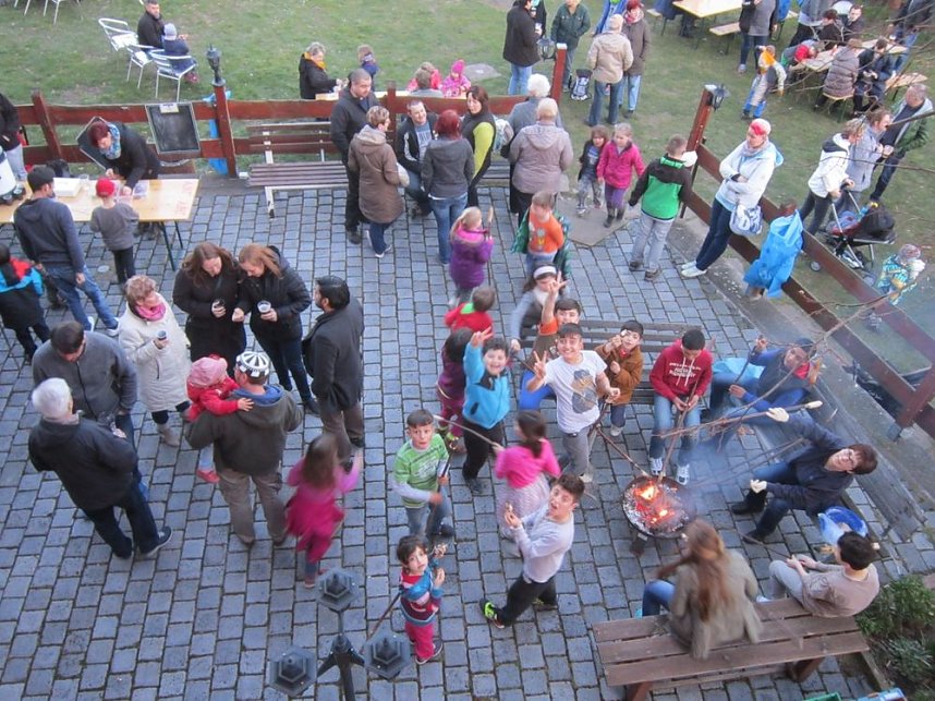 Osterfeuer am DOMIZIL