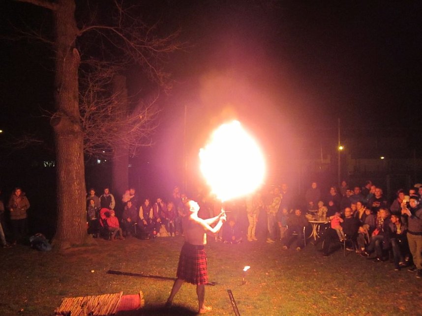 Osterfeuer am DOMIZIL