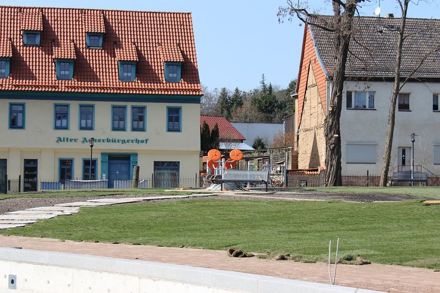 Massenandrang im Kurpark Bad Frankenhausen