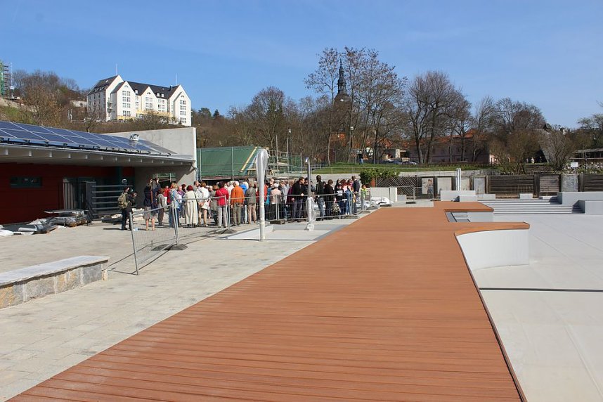 Massenandrang im Kurpark Bad Frankenhausen