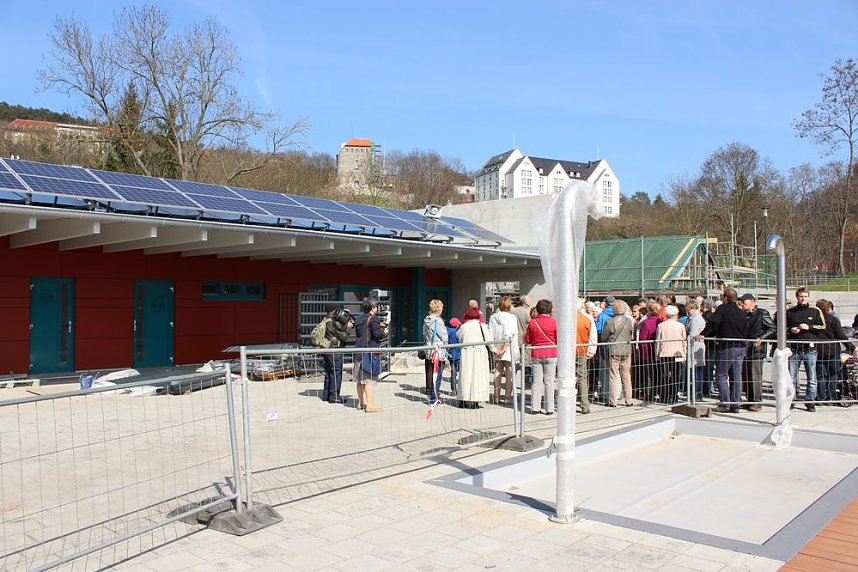 Massenandrang im Kurpark Bad Frankenhausen