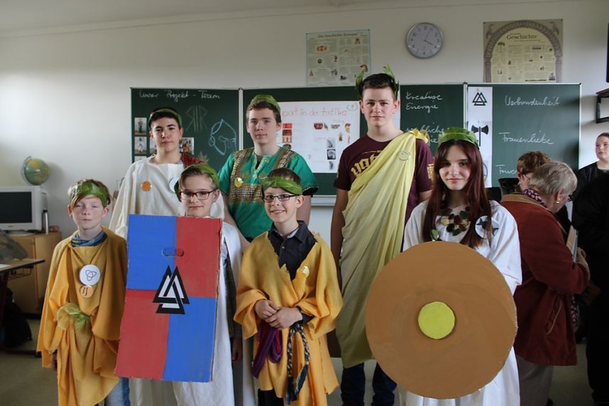 Ein gro&szlig;artiges Schulfest