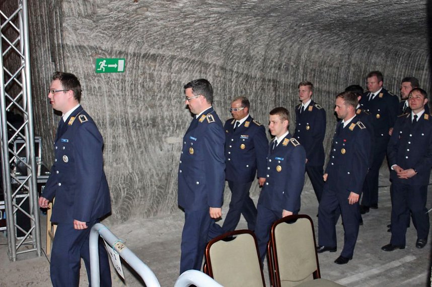 Stimmungsvoll unter Tage