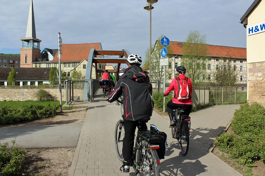 Mit dem Rad unterwegs