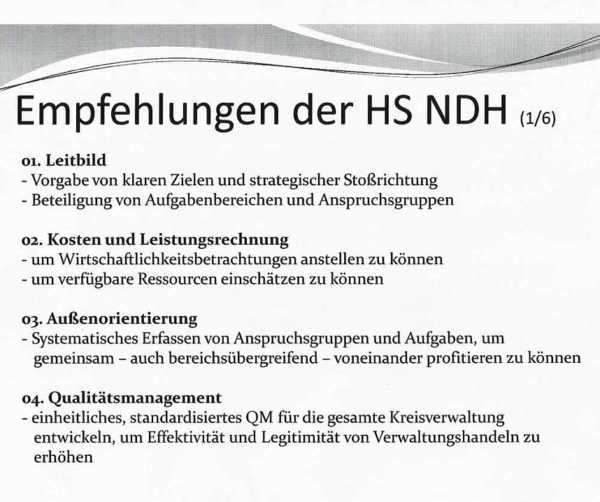 Landratsamt unter die Lupe genommen