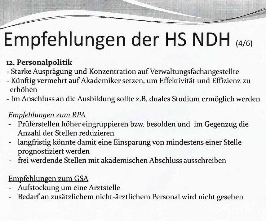 Landratsamt unter die Lupe genommen