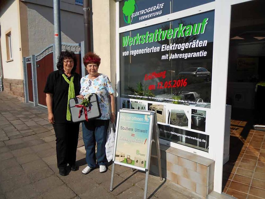 Werksverkauf er&ouml;ffnet