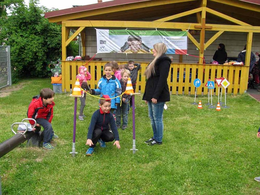 Verkehrssicherheitstag der ev. Kita Heldrungen