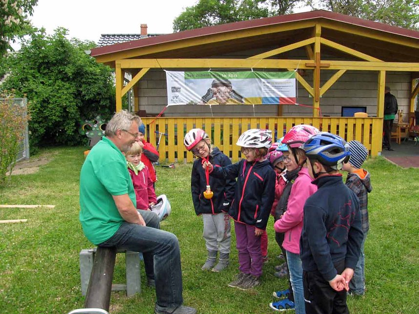 Verkehrssicherheitstag der ev. Kita Heldrungen