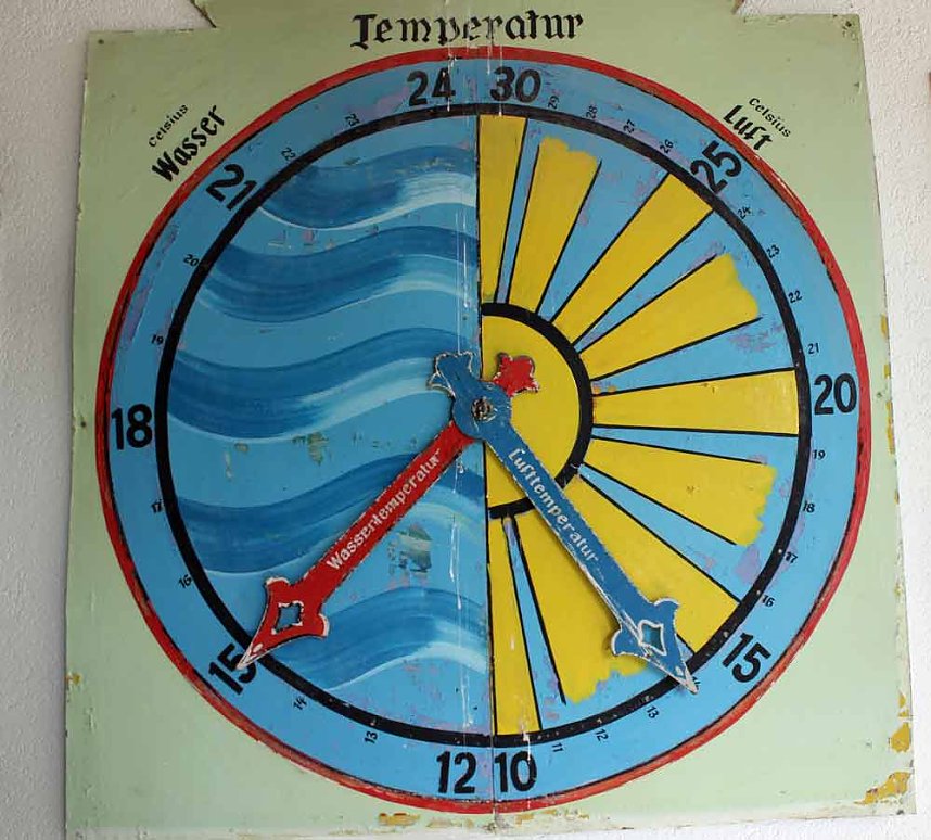 Nach Reparatur Freibadsaison gestartet