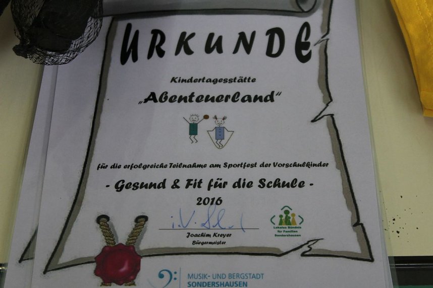 Alle sind "Fit f&uuml;r die Schule"