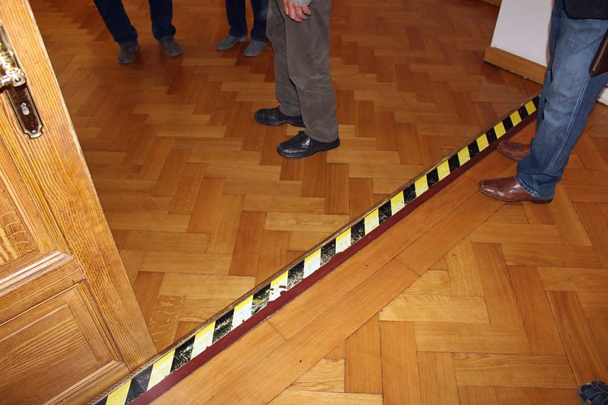 Interessante F&uuml;hrung durch das Rathaus Sondershausen