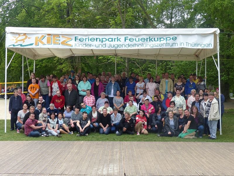 Die Wohnheime der Nordth&uuml;ringer Lebenshilfe feierten den 25. Geburtstag der GmbH auf der Feuerkuppe