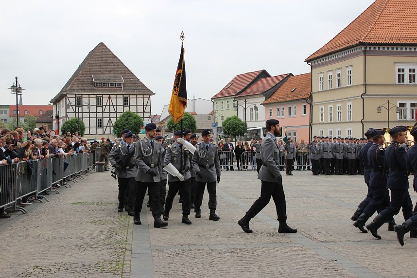 Vereidigung auf dem Marktplatz