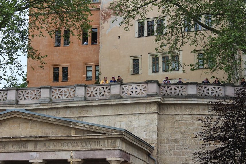 Vereidigung auf dem Marktplatz