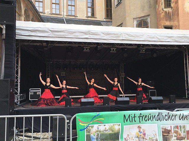 Tanzstudio Radeva beim Residenzfest in Sondershausen