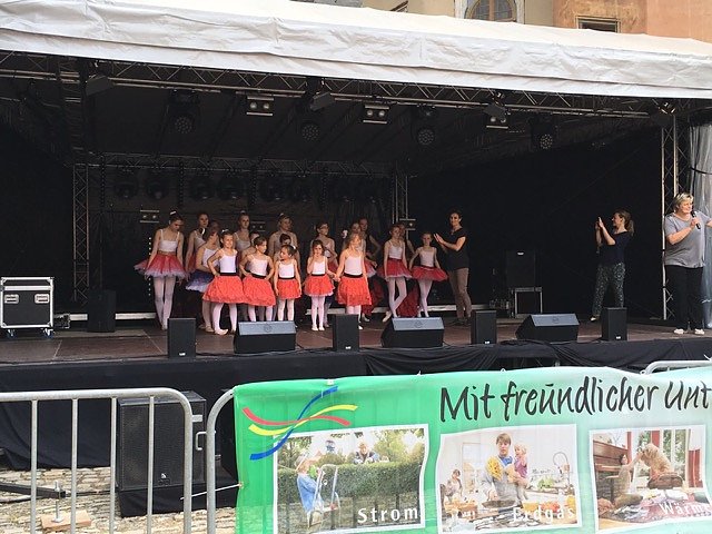 Tanzstudio Radeva beim Residenzfest in Sondershausen