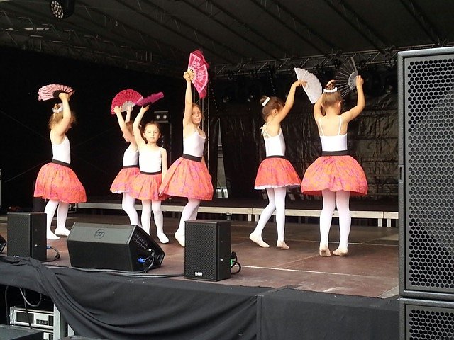 Tanzstudio Radeva beim Residenzfest in Sondershausen