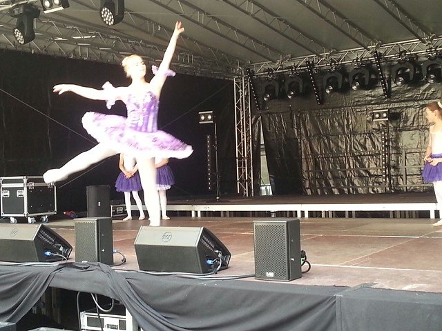 Tanzstudio Radeva beim Residenzfest in Sondershausen