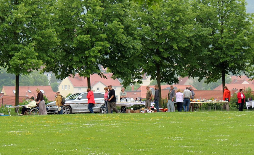 Auflauf zum Abschluss Residenzfest